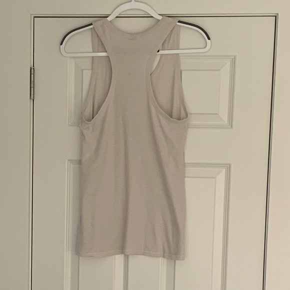 Comune Tank Top Light Beige Basic Racerback Size Medium GUC - Picture 2 of 5